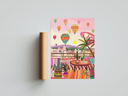 Affiche déco Turquie orientale | Vintage évasion salon chambre | Pigmentacy